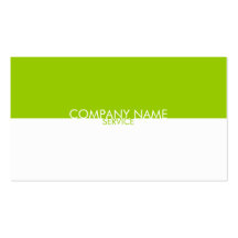 Modern Lime Green White Profile Card Business Card Template