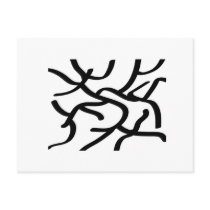 Modern Line Art postcards