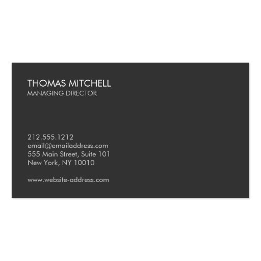 Modern Logo 4 for Real Estate, Builder, Architect Business Card (back side)