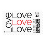 Modern love wedding or Valentines day postage