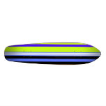 Modern marine blue green and white stripes skate board decks