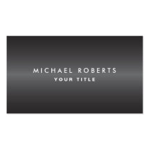 Modern masculine dark gray professional profile business card templates