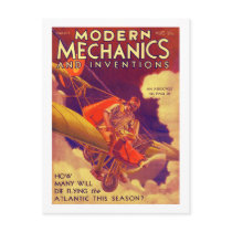 "Modern Mechanix" 1931 Vintage Magazine Cover postcards