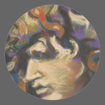 Modern Medusa Sticker stickers