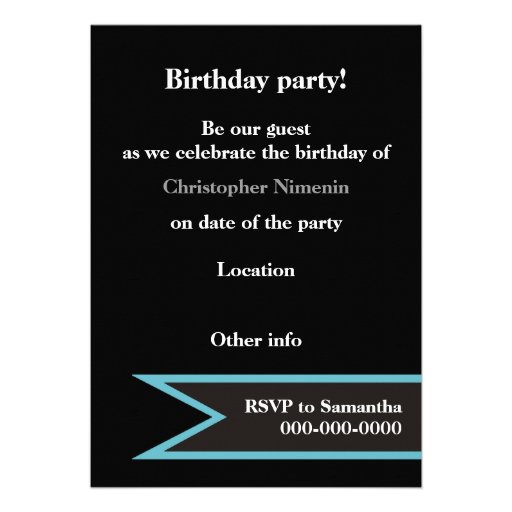 Modern menÃ¢â‚¬â„¢s 30th birthday simple masculine photo custom invites