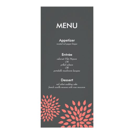 Posh Menu Template