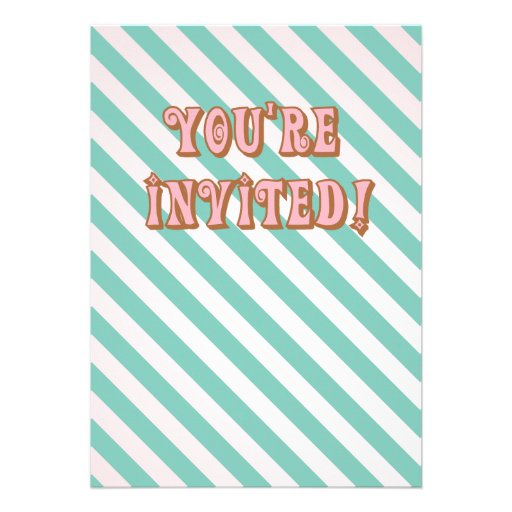Modern Mermaid Birthday Party Invitation