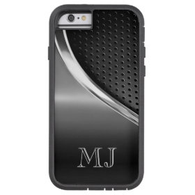 Modern Metallic Look Monogrammed Tough Xtreme iPhone 6 Case