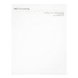 Modern micro dot apple green gray tech business letterhead
