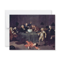 Modern Midnight Conversation By Hogarth William Custom Announcement