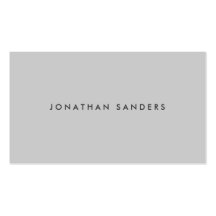 MODERN & MINIMAL No. 3 Business Card