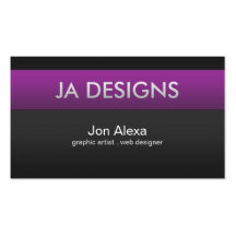 Modern Minimalist II Business Card