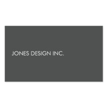 Modern Minimalist Slate Gray Business Card