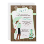 Modern Mom Baby Shower Invitation - Boy or Girl