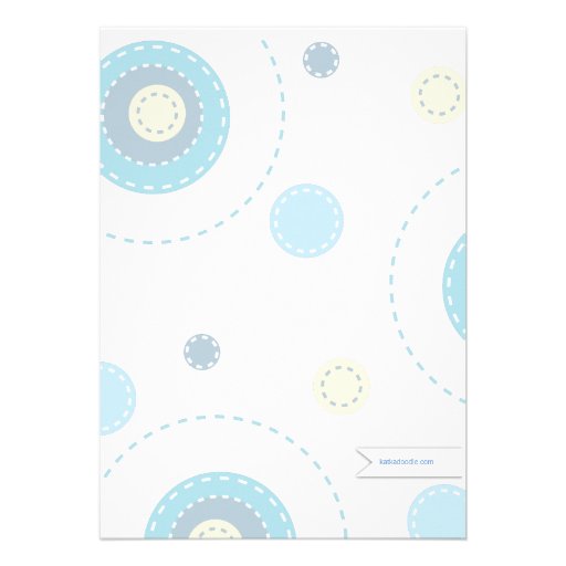 Modern Mom Twin Boy Baby Shower Invitation