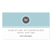 Modern Monogram Aesthetic Business Card business cards