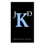 Modern Monogram businesscards business cards