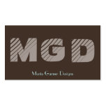 Modern Monogram businesscards business cards