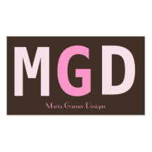 Modern Monogram businesscards Business Card