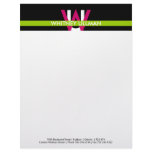 Modern Monogram Letterhead
