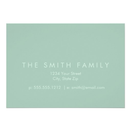 modern moving announcement