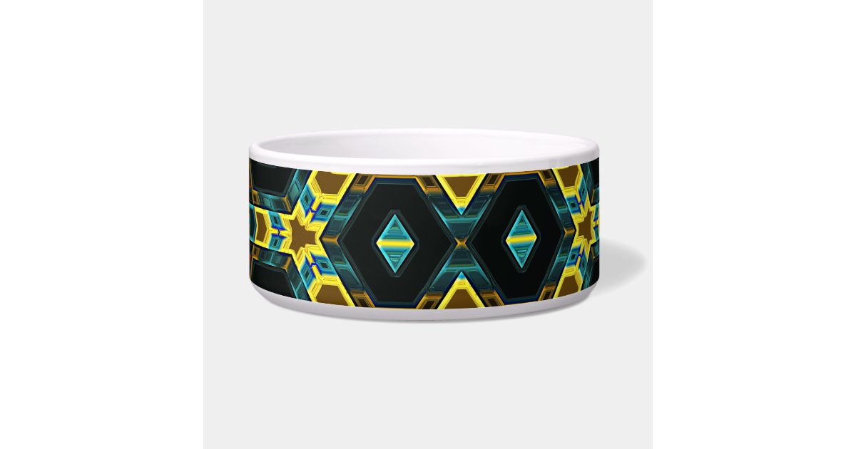 Modern Native American 2 Pet Bowls Zazzle