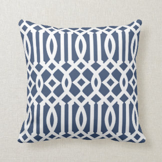 Modern Blue And White Pillows - Decorative & Throw Pillows Zazzle