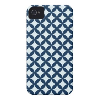 Modern {navy} Pattern Iphone 4 Cover