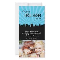 MODERN NEW YEAR PHOTOCARD :: cityscape P4 by holidayboutique MODERN NEW YEAR PHOTOCARD :: cityscape P4