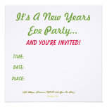 Modern New Years Eve Party Invitation
