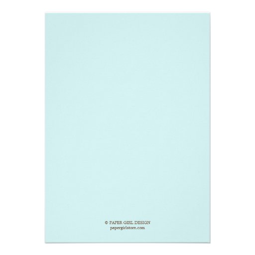 Modern Nursery Baby Shower Invitation (Blue)
