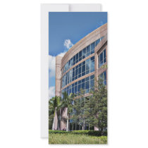Modern Office Building Architecture Custom Rack Cards