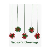 Modern Ornaments postcard