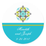 Modern Ornate Wedding Sticker