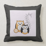 Modern Owls Pillow
