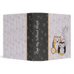 Modern Owls School Work Binder