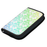 Modern pastel rainbow damask folio planners