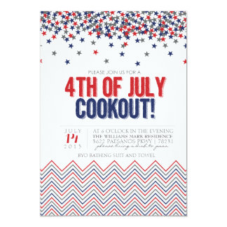 4th Of July Pool Party Invitations & Announcements | Zazzle