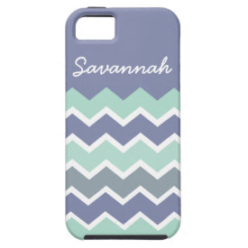 Modern Personalized Chevron ZigZag Custom Case Case For iPhone 5/5S