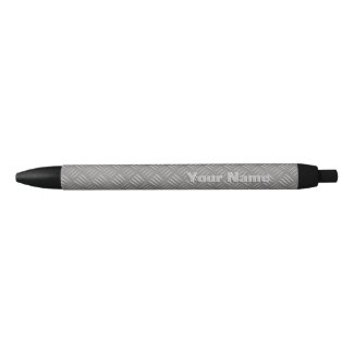 Modern Personalized Pen Faux Textured Metal Look