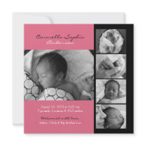 Modern Photo Birth Announcement