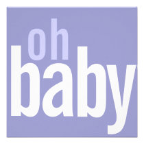 Modern Photo Card Birth Announcements