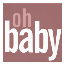 Modern Photo Card Birth Announcements