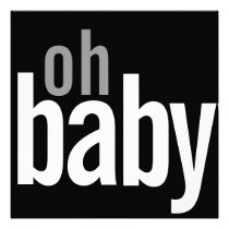 Modern Photo Card Birth Announcements