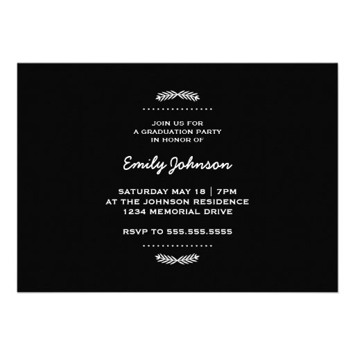 Modern Photo Graduation Invitation