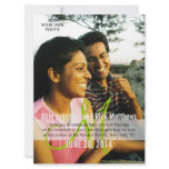 Modern Photo Wedding Invitations Monogram
