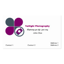 Modern Photographer business card business cards