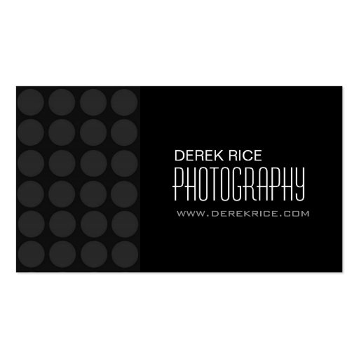 Modern Photographer Business Cards
