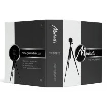 Modern Photographer Grey 2" Portfolio Binder