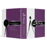 Modern Photography Plum 1.5" Portfolio Binder